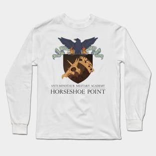 Horseshoe Point Anti-Minotaur Military Academy Logo Long Sleeve T-Shirt